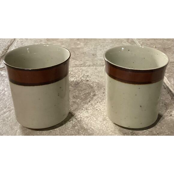 Lot of 2 ~ Vintage Rainbow Stoneware Coffee Mugs - Picture 7 of 8